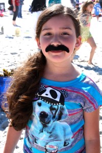girl w:mustache